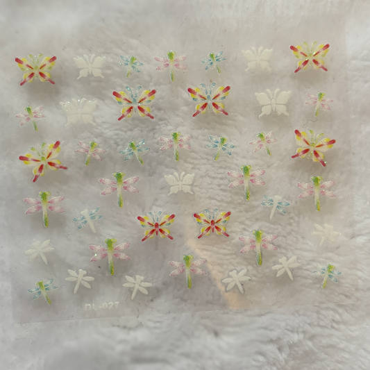 Decal Butterfly Nail Stickers